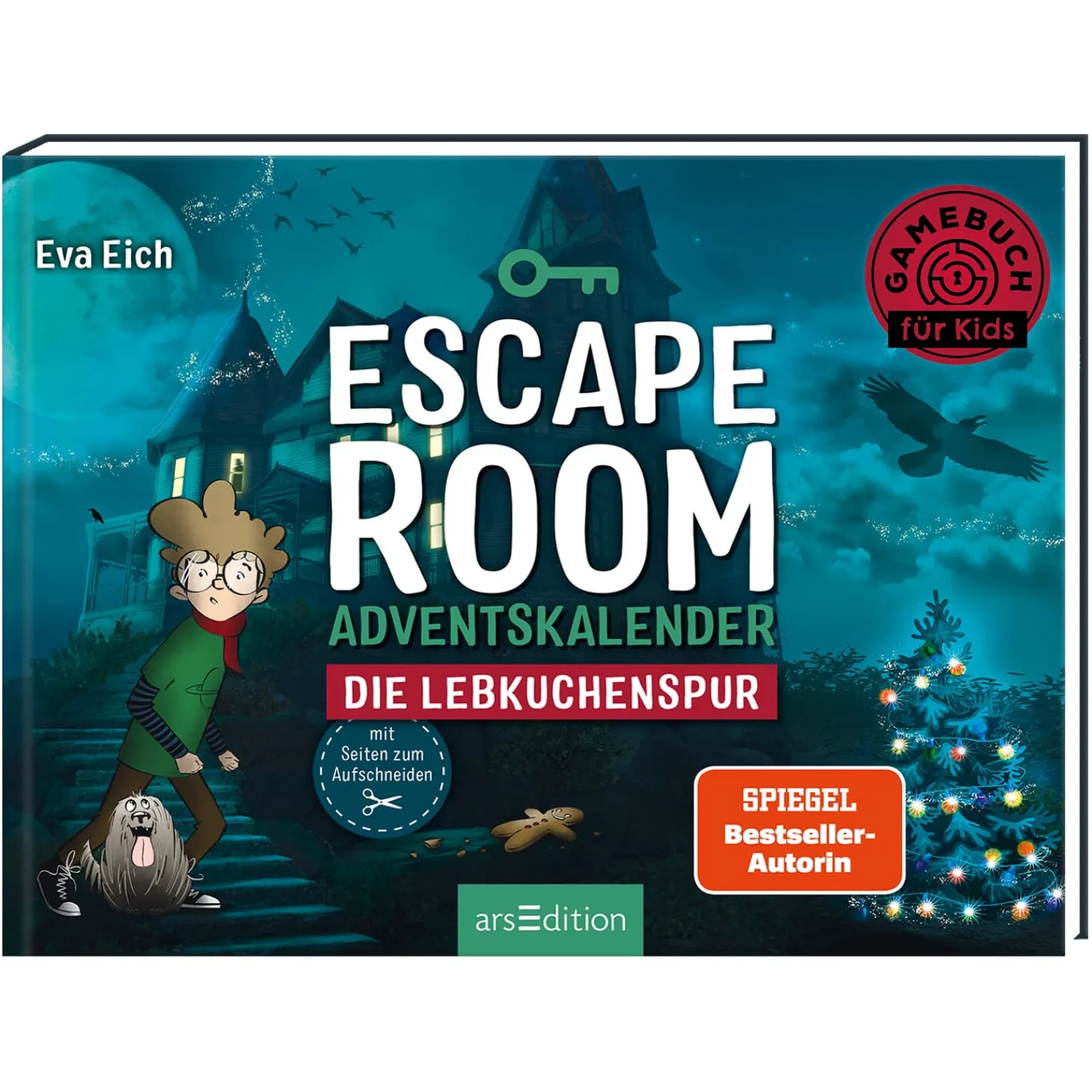 Spielzeug|Adventsdeko & Kalender-Advent-Escape-Room-Spiel "Die Lebkuchenspur"