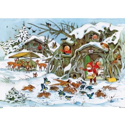 Adventsdeko & Kalender-Adventskalender "Fütterung der Tiere"