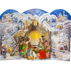 Adventsdeko & Kalender-Adventskalender "Weihnachtskrippe"