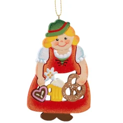 Käthes Original Christbaumschmuck Holz-Bayrisches Mädchen