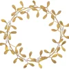 Hängedeko-Blätterkranz, gold
