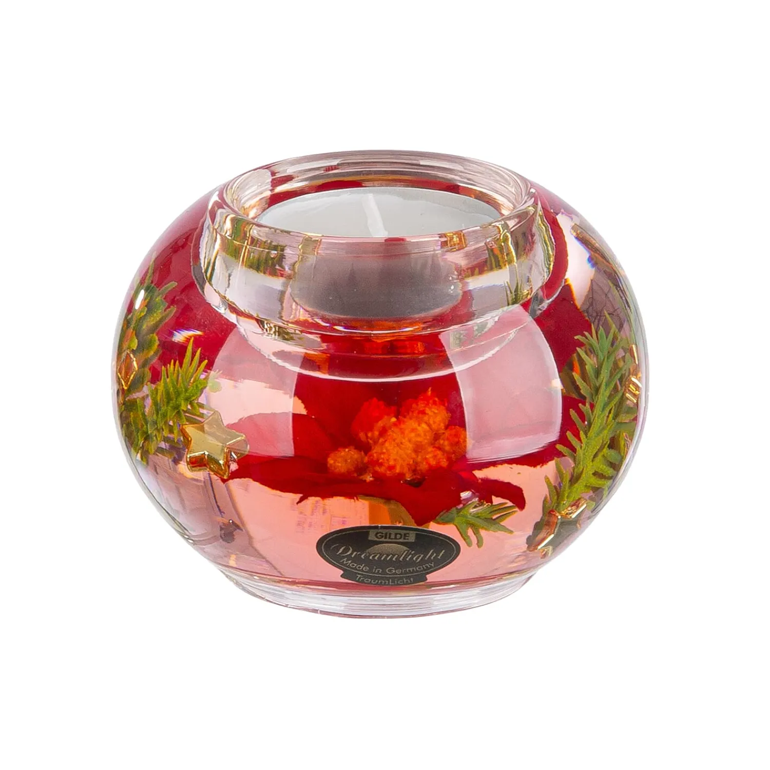 Kerzen & Teelichthalter-Dreamlight "Christmas Flower" - Kerzenhalter Mercur Smart