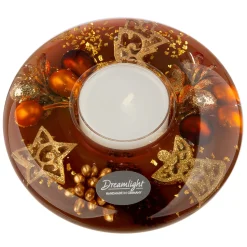 Kerzen & Teelichthalter-Dreamlight "Christmas Ornaments" - Kerzenhalter Ufo Mini