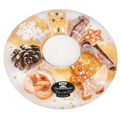 Kerzen & Teelichthalter-Dreamlight "Gingerbread" - Kerzenhalter Ufo Medium