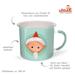 Trötsch Verlag Unser Sandmännchen Und Seine Freunde|Tischdeko-Emailletasse 