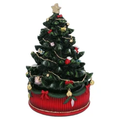 Spieluhr Weihnachten-Geschmücktes Weihnachtsbäumchen, Musikdose