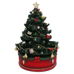 Spieluhr Weihnachten-Geschmücktes Weihnachtsbäumchen, Musikdose