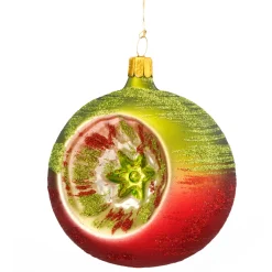 Ausgefallene Weihnachtskugeln|Weihnachtskugeln-Glaskugel mit Reflex, 8 cm