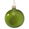 Weihnachtskugeln Aus Glas|Weihnachtskugeln-Glaskugel Opal grün, 7 cm