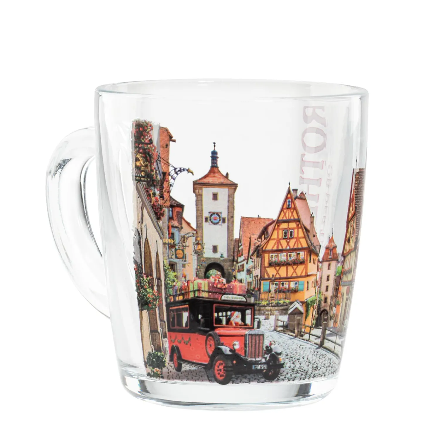 Bierkrüge|Rothenburg Motive-Henkelbecher "Silhouette Rothenburg"