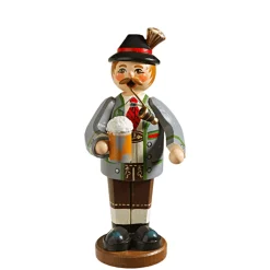 Käthes Original Bayern Motive|Räuchermänner-Holzknoddl "Bayer mit Bierkrug", Räuchermännchen