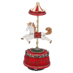 Spieluhr Weihnachten-Karusselpferd, Musikdose