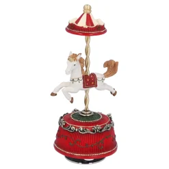 Spieluhr Weihnachten-Karusselpferd, Musikdose