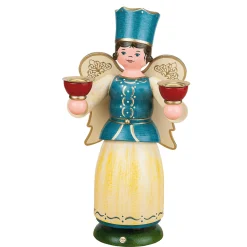 Hubrig Volkskunst Kerzen & Teelichthalter-Kerzenhalter "Engel"