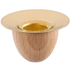 Richard Glässer Zubehör & Ersatzteile-Kerzenhalter, natur, R 28 mm, H 15 mm