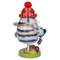 Käthes Original Räuchermänner|Weihnachtsdeko Holz-Kittys Strickvergnügen, Duftl