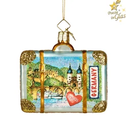 Poesie in Glas Deutschland Motive|Weihnachtskugeln Aus Glas-Koffer Heidelberg