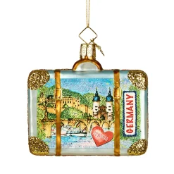 Poesie in Glas Deutschland Motive|Weihnachtskugeln Aus Glas-Koffer Heidelberg