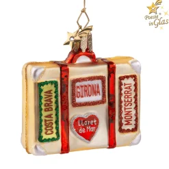 Poesie in Glas Weihnachtskugeln Aus Glas-Koffer Katalonien