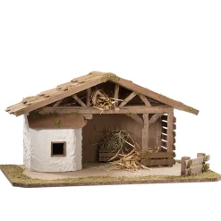 Krippen Und Krippenfiguren-Krippenstall "Tannheim"