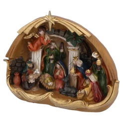 Krippen Und Krippenfiguren-Krippenszene "Anbetung der Könige"