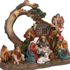 Krippen Und Krippenfiguren-Krippenszene 