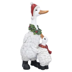 Standfiguren-Laufente mit Entenkind