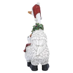 Standfiguren-Laufente mit Entenkind