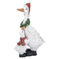 Standfiguren-Laufente mit Entenkind