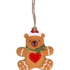 Baumschmuck Aus Kunstharz-Lebkuchenbär, Kunstharz-Baumbehang
