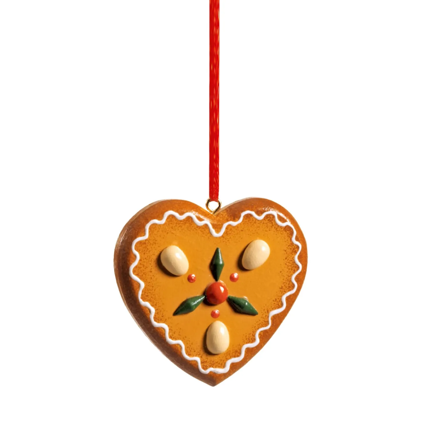 Käthes Original Christbaumschmuck Holz-Lebkuchenherz