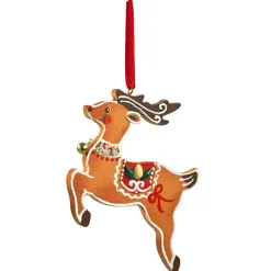 Käthes Original Christbaumschmuck Holz-Lebkuchen-Rentier