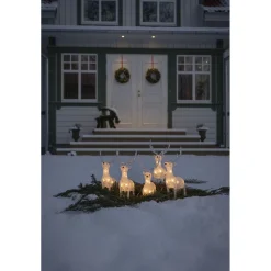 KONSTSMIDE Beleuchtung Außenbereich-LED Acryl Rentiere