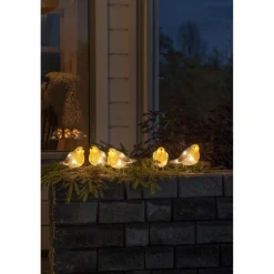 KONSTSMIDE Beleuchtung Außenbereich-LED Acryl Rotkehlchen