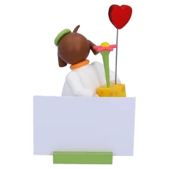 Käthes Original Käthes Original Figuren-Mädchen mit Herz und Blume 