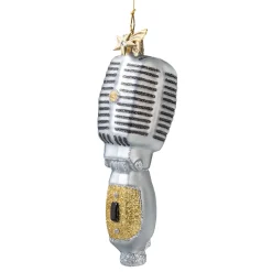 Poesie in Glas Weihnachtskugeln Aus Glas-Mikrofon