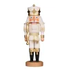 Christian ULBRICHT Nussknacker Figuren-Nußknacker "Prinz", weiß/gold, 39,5 cm