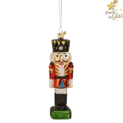 Poesie in Glas Weihnachtskugeln Aus Glas|Weihnachtsbaum Deko-Nussknacker