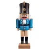 HODREWA Nussknacker Figuren-Nussknacker "Gardesoldat", blau/lasiert, 20,5 cm