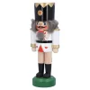 HODREWA Nussknacker Figuren-Nussknacker "König", weiß, 18 cm