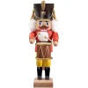 HODREWA Nussknacker Figuren-Nussknacker "Trommler", rot/lasiert, 29,5 cm