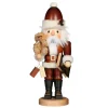 Christian ULBRICHT Nussknacker Figuren-Nussknacker "Weihnachtsmann mit Teddy", 44 cm