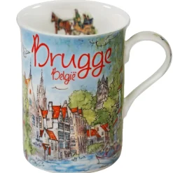 Tischdeko-Porzellan-Tasse "Brügge"