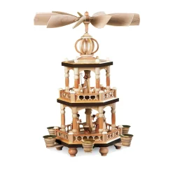 Müller Kleinkunst Weihnachtspyramiden-Pyramide "Heilige Geschichte"