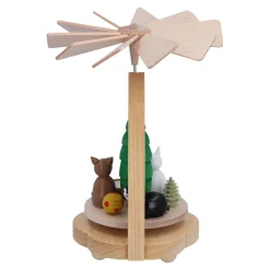 Richard Glässer Weihnachtspyramiden-Pyramide "Katzen-Trio", Wärmespiel