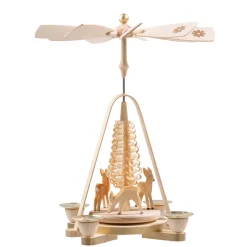 Richard Glässer Weihnachtspyramiden-Pyramide "Rehfamilie"