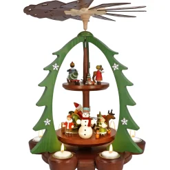 Käthes Original Weihnachtspyramiden-Pyramide "Weihnachtstag"