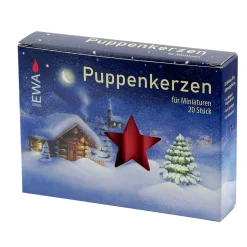 Zubehör & Ersatzteile-Pyramidenkerzen, mini (rot)