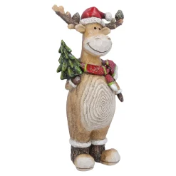 Standfiguren-Rentier mit Baum