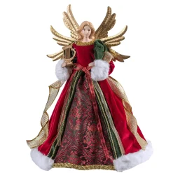 Standfiguren-Roter Engel, 46 cm